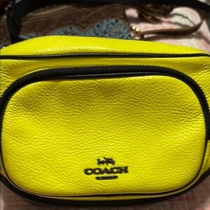 Coach Yellow Crossbody Bag